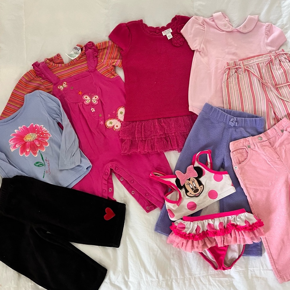Bundle of 10 kids items size 18-24 months